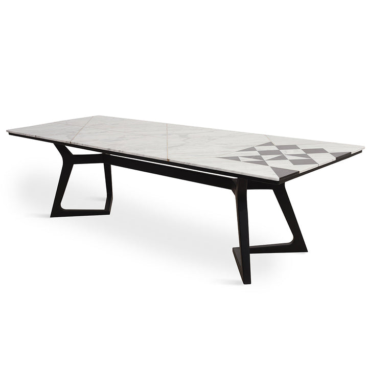 Betona Dining Table With Stone Top - Alankaram