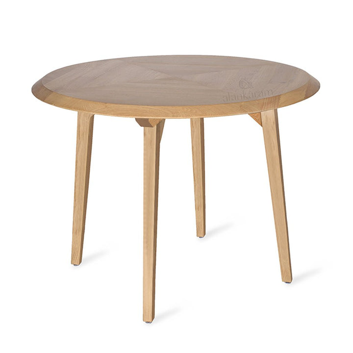 Dvoji - Solidwood Round Cafe table - Alankaram