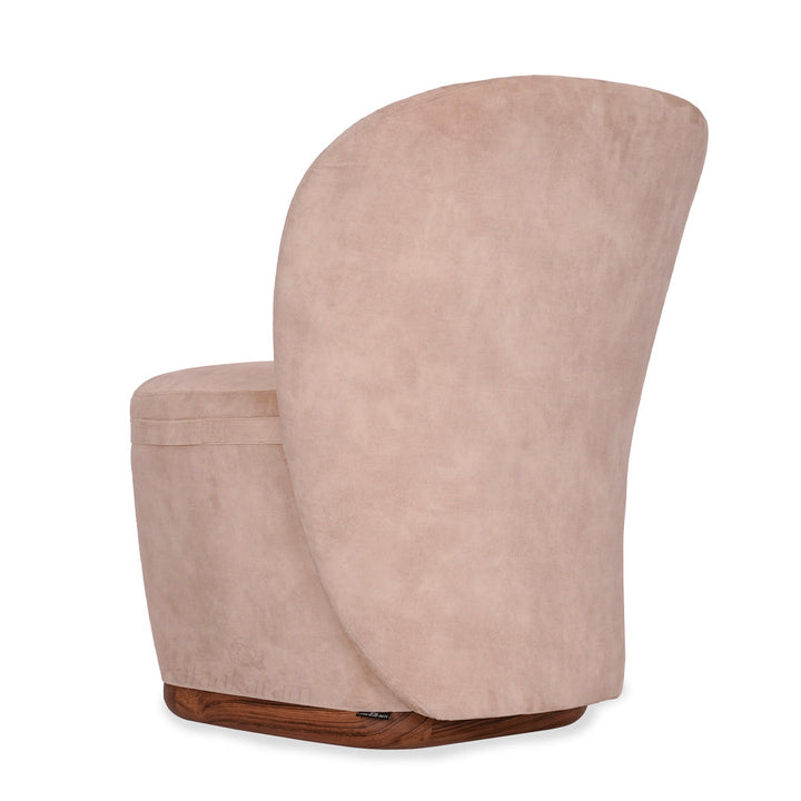 Fola Dining Chair with Cream Fabric - Alankaram