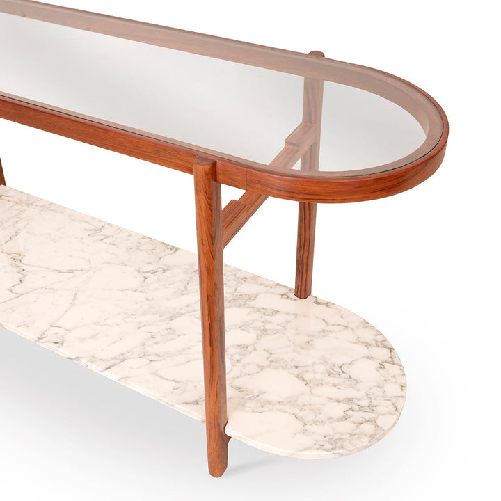 Harmonie – Console with Glass and Quartz - Alankaram