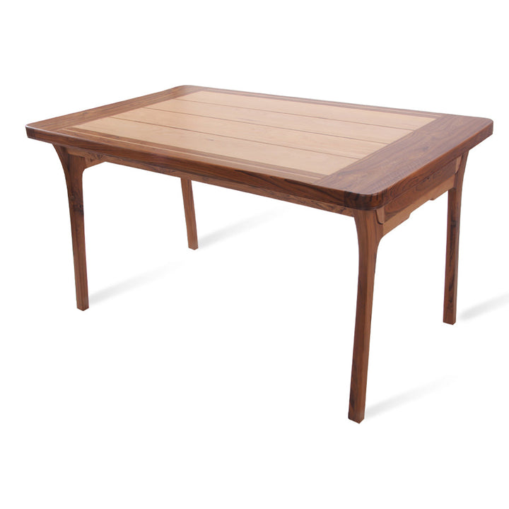 Ibha - Solidwood Dining Table with Teakwood Top - Alankaram