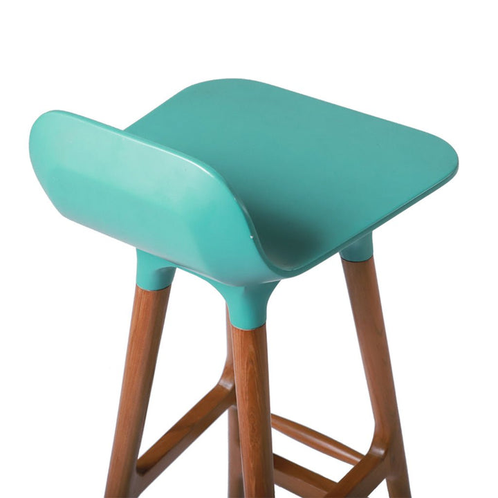 Inalt – High / Bar Chair with Green PU - Alankaram