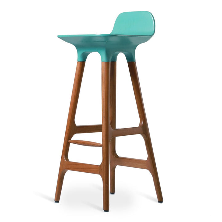 Inalt – High / Bar Chair with Green PU - Alankaram