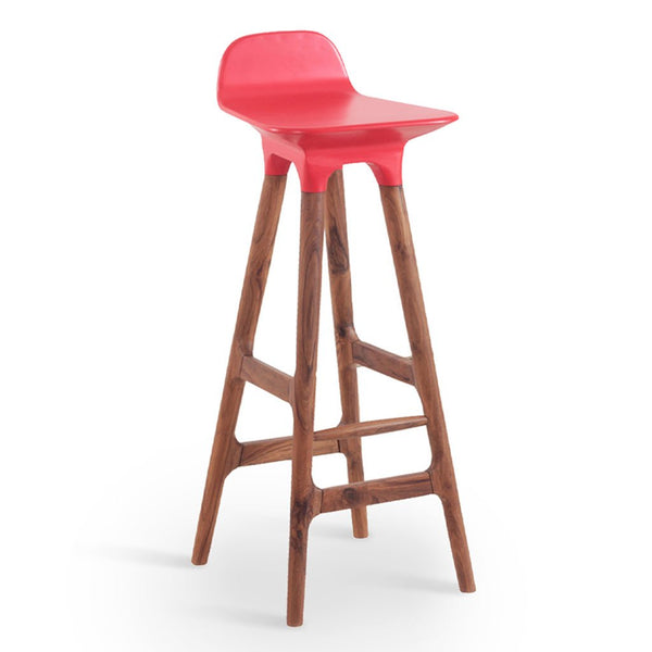 Inalt – High / Bar Chair with Red PU - Alankaram