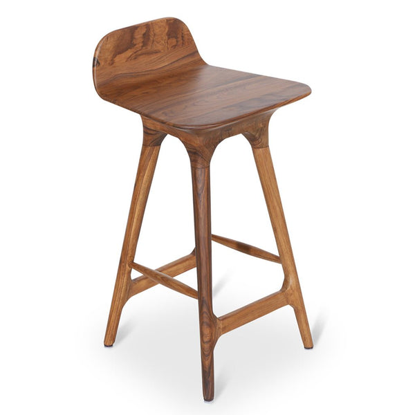 Inalt – Teakwood High / Bar Chair - Alankaram