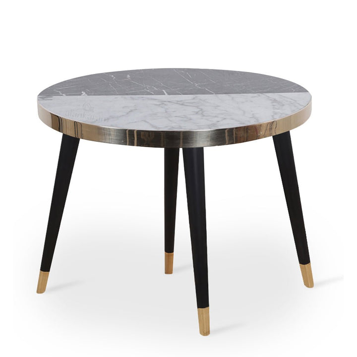 Rabi - Cafe table With Stone Top - Alankaram