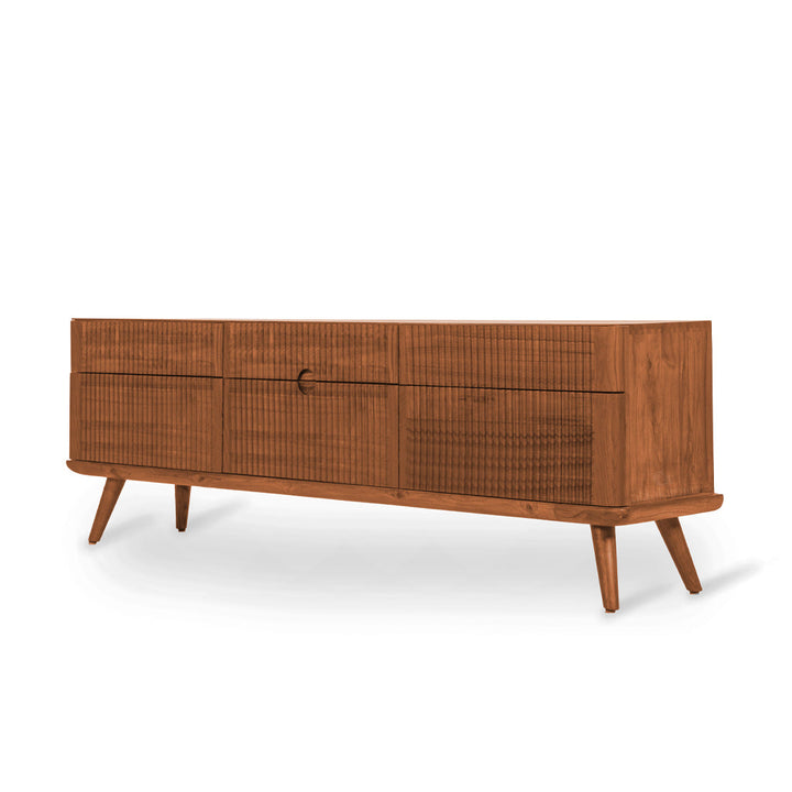 Vaitini Teakwood TV Unit - Alankaram